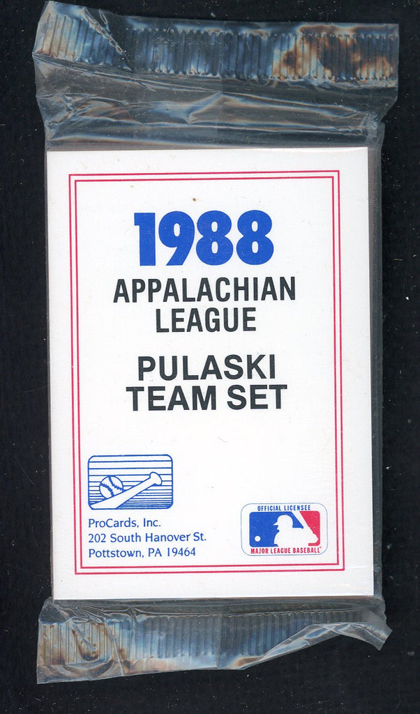 1988 Pro Card Pulaski Braves Complete Set Smoky Burgess 543952