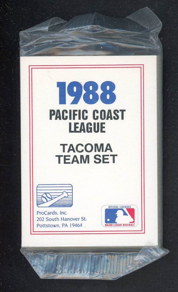 1988 Pro Card Tacoma Tigers Complete Set Luis Polonia 543970
