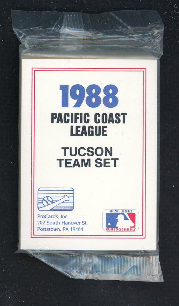 1988 Pro Card Tucson Toros Complete Set Craig Biggio 543975