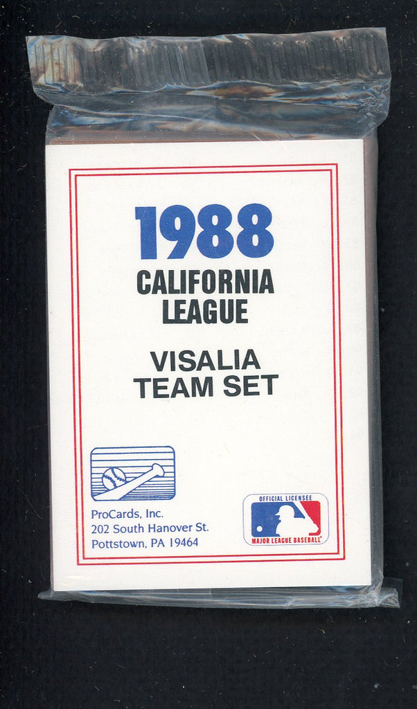 1988 Pro Card Visalia Oaks Complete Set Scott Leius 543980