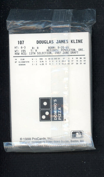 1988 Pro Card Visalia Oaks Complete Set Scott Leius 543980