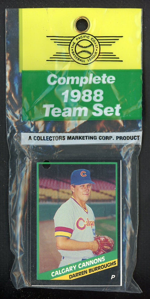 1988 CMC Calgary Cannons Complete Set Edgar Martinez 543989