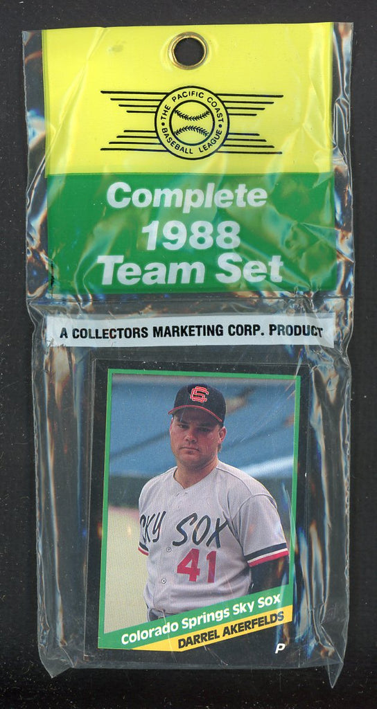 1988 CMC Colorado Springs Sky Sox Complete Set Terry Francona 543991