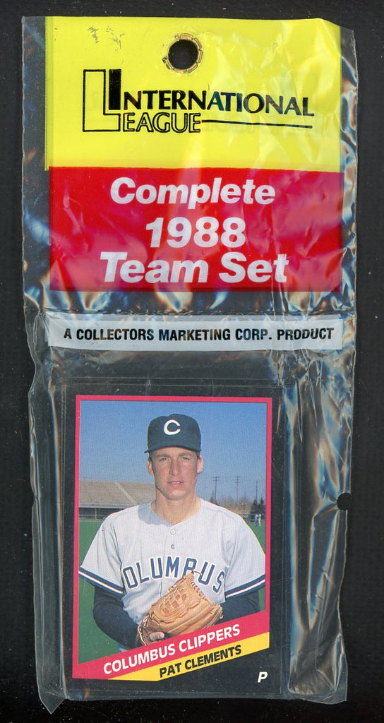 1988 CMC Columbus Clippers Complete Set Bucky Dent 543992