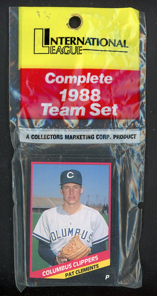 1988 CMC Columbus Clippers Complete Set Bucky Dent 543992
