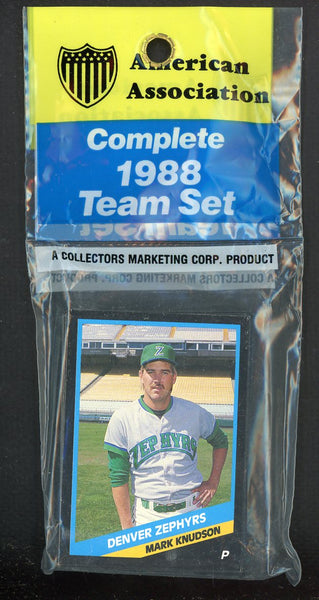1988 CMC Denver Zephyrs Complete Set Darryl Hamilton 543993