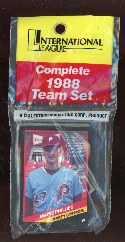 1988 CMC Maine Phillies Complete Set Ricky Jordan 543999