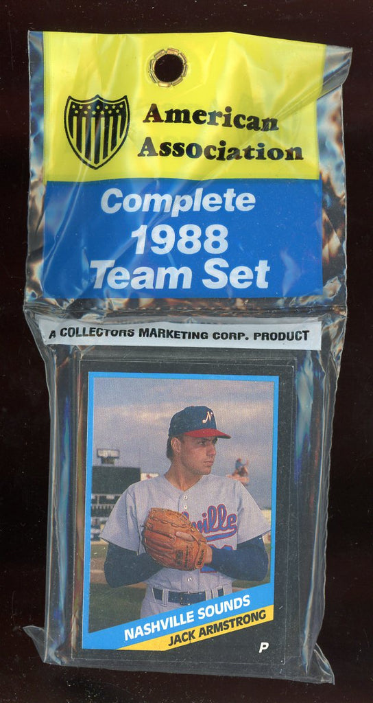 1988 CMC Nashville Sounds Complete Set Rob Dibble 544000