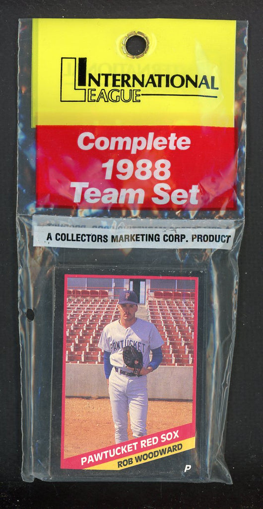 1988 CMC Pawtucket Red Sox Complete Set John Leister 544003