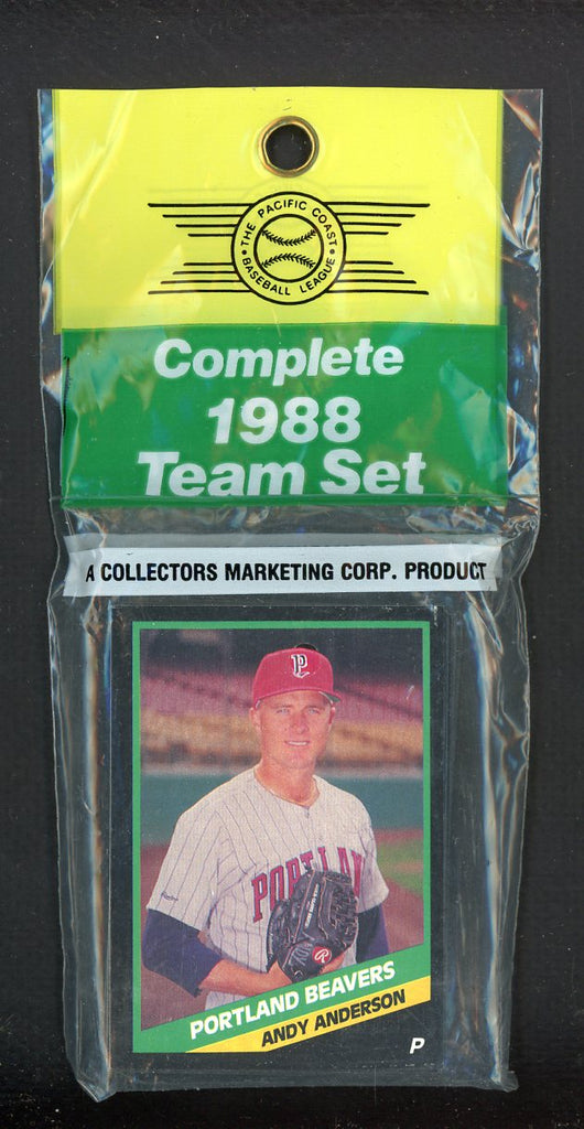 1988 CMC Portland Beavers Complete Set Mark Portugal 544005