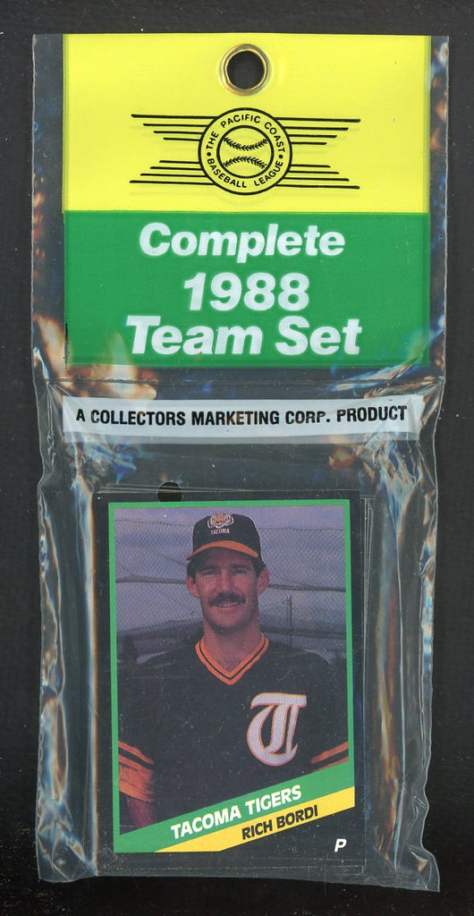 1988 CMC Tacoma Tigers Complete Set Luis Polonia 544009