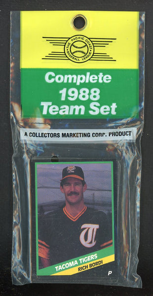1988 CMC Tacoma Tigers Complete Set Luis Polonia 544009