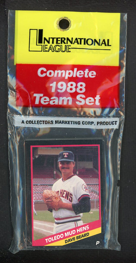 1988 CMC Toledo Mud Hens Complete Set Billy Beane 544011