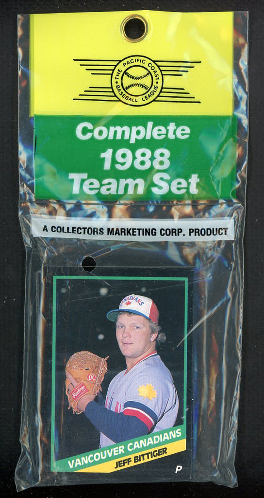 1988 CMC Vancouver Canadians Complete Set Ron Karkovice 544014
