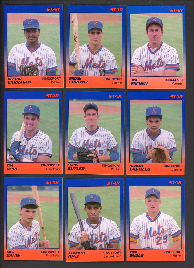 1989 Star Kingsport Mets Complete Set Brook Fordyce 544046