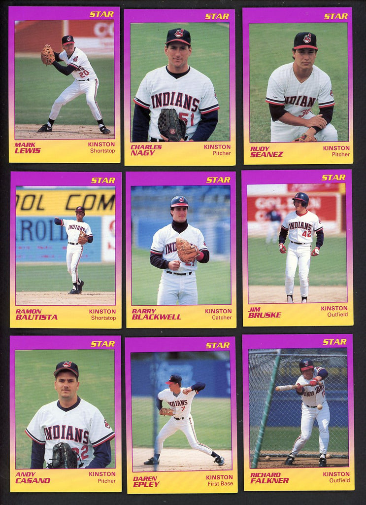 1989 Star Kinston Indians Complete Set Charles Nagy 544047