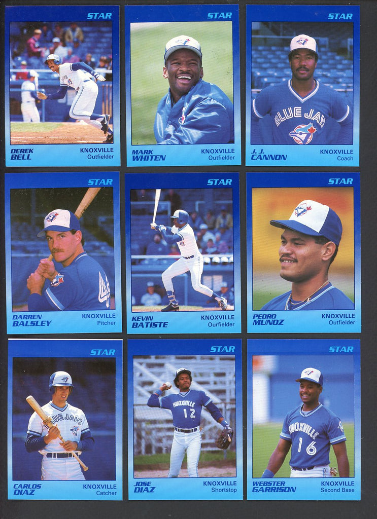 1989 Star Knoxville Blue Jays Complete Set Mark Whiten 544048