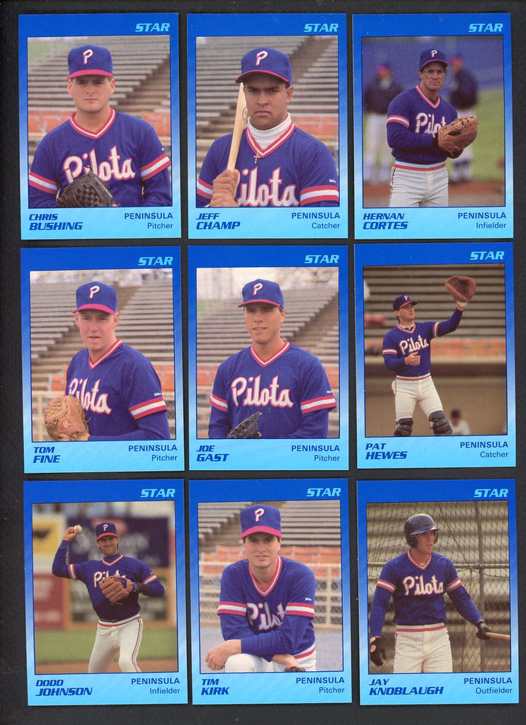 1989 Star Peninsula Pilots Complete Set Jeff Champ 544057