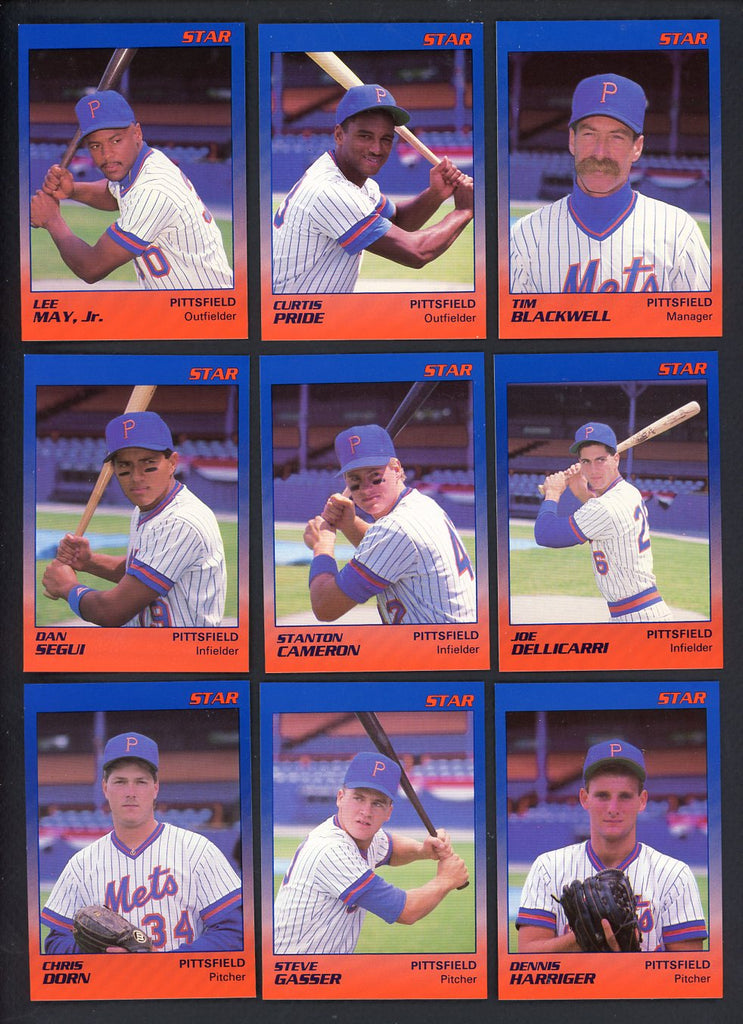 1989 Star Pittsfield Mets Complete Set Curtis Pride 544058