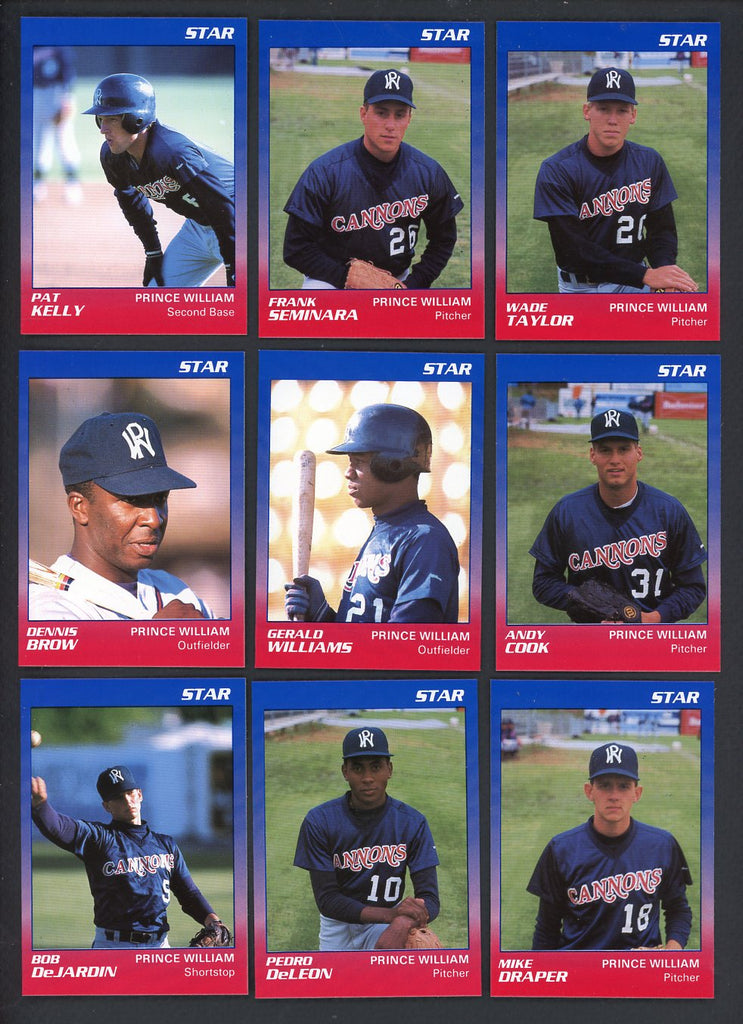1989 Star Prince William Cannons Complete Set Frank Seminara 544060