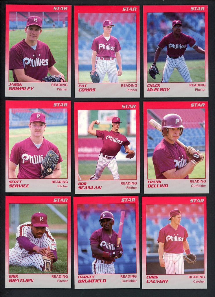 1989 Star Reading Phillies Complete Set Pat Coombs 544061