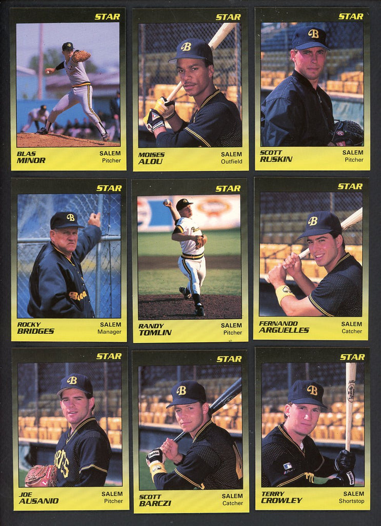 1989 Star Salem Buccaneers Complete Set Moises Alou 544062