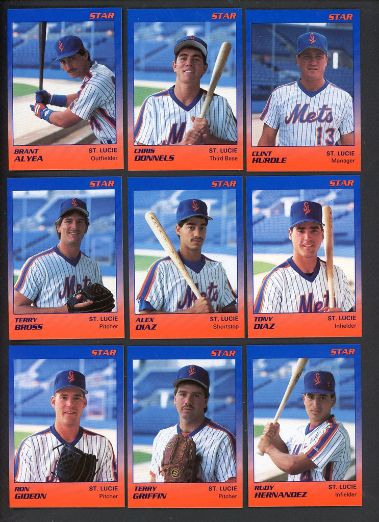 1989 Star St. Lucie Mets Complete Set Clint Hurdle 544066