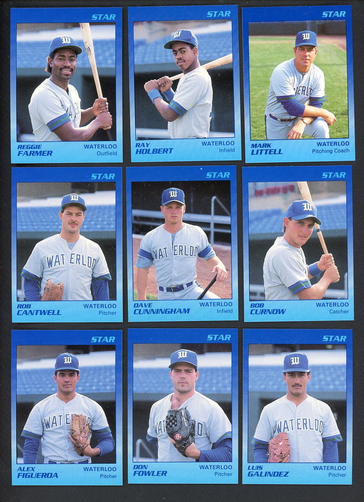 1989 Star Waterloo Diamonds Complete Set Mark Littell 544069