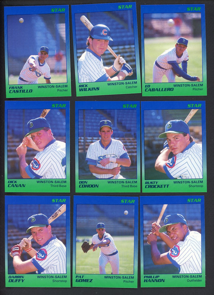 1989 Star Winston Salem Spirits Complete Set Rick Wilkins 544073