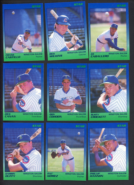 1989 Star Winston Salem Spirits Complete Set Rick Wilkins 544073