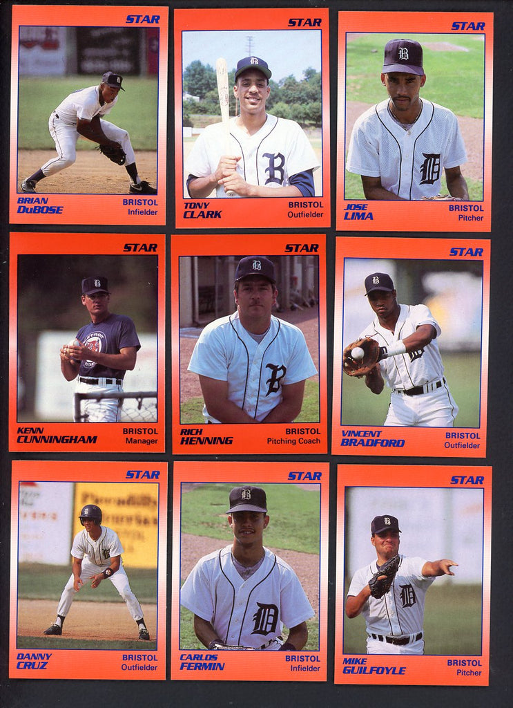 1990 Star Bristol Tigers Complete Set Tony Clark 544079