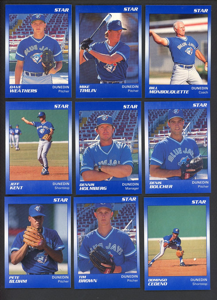 1990 Star Dunedin Blue Jays Complete Set Jeff Kent 544085