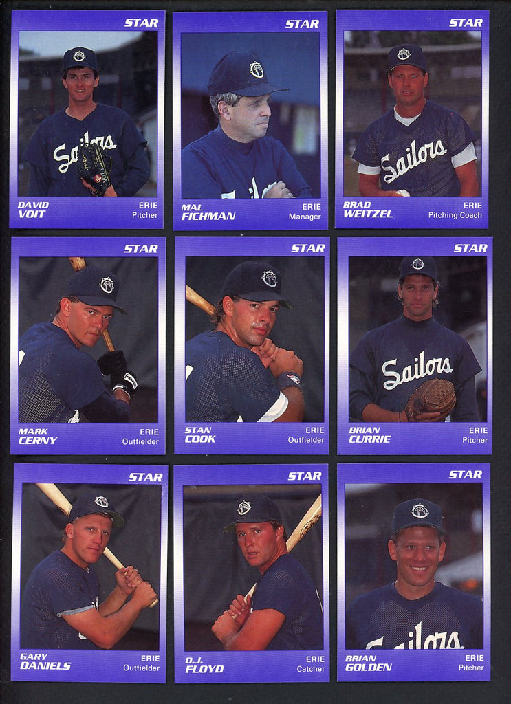 1990 Star Erie Sailors Complete Set David Voit 544087