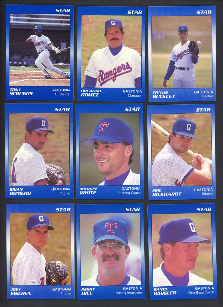 1990 Star Gastonia Rangers Complete Set Tony Scruggs 544089