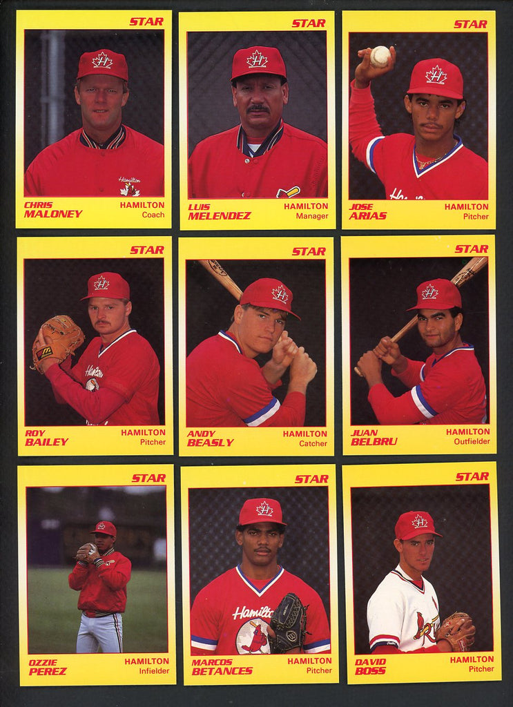 1990 Star Hamilton Redbirds Complete Set Luis Melendez 544094