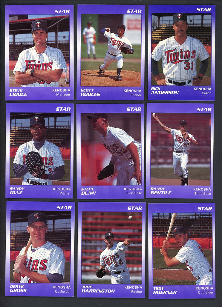 1990 Star Kenosha Twins Complete Set Scott Robles 544097