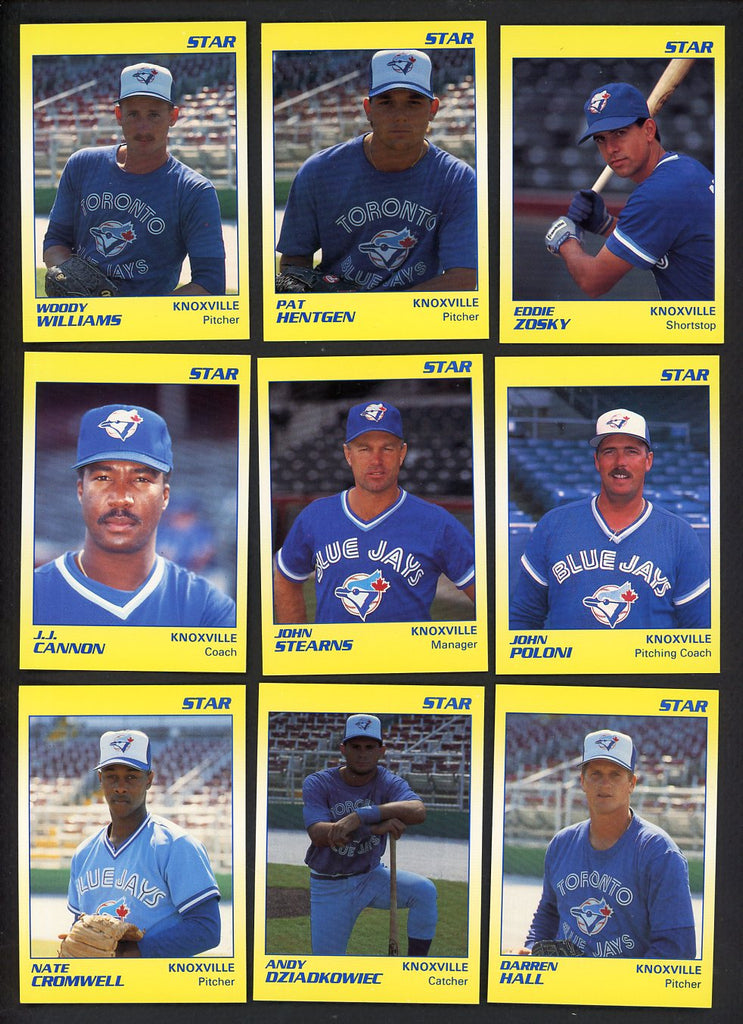 1990 Star Knoxville Blue Jays Complete Set Pat Hentgen 544099