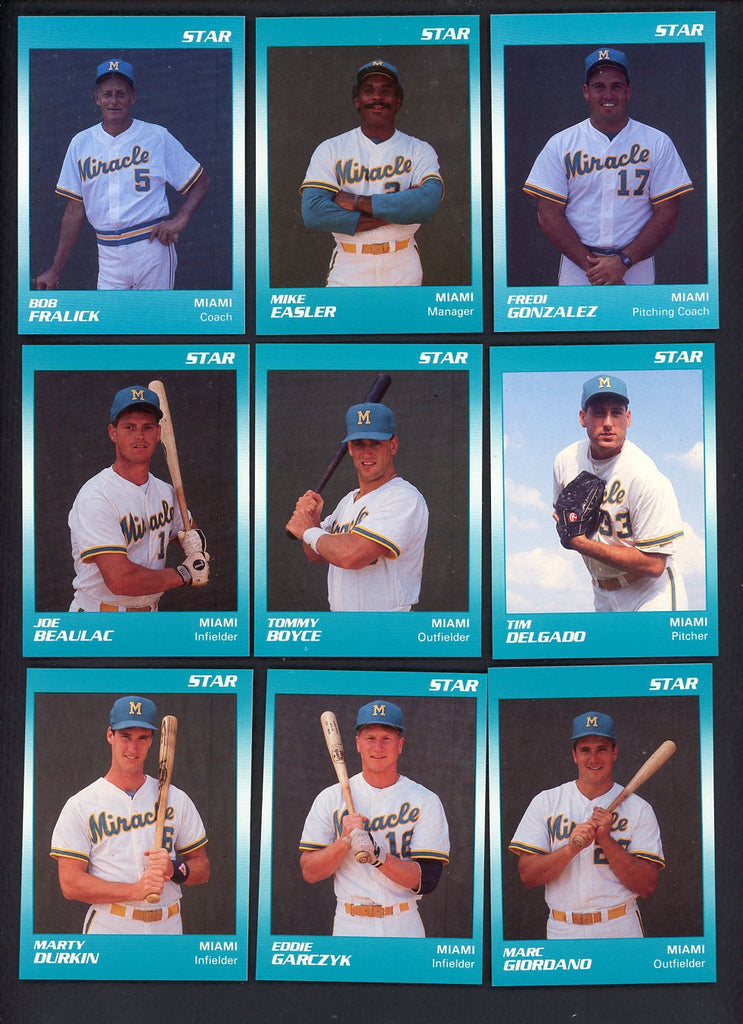 1990 Star Miami Miracle Ii Complete Set Mike Easler 544103