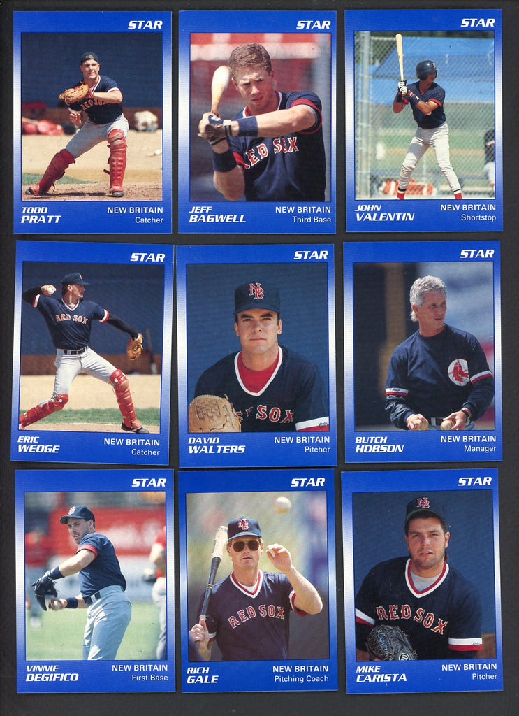 1990 Star New Britain Red Sox Complete Set Jeff Bagwell 544104
