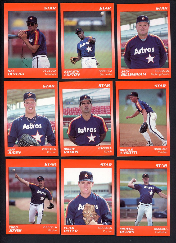 1990 Star Osceola Astros Complete Set Kenny Lofton 544106