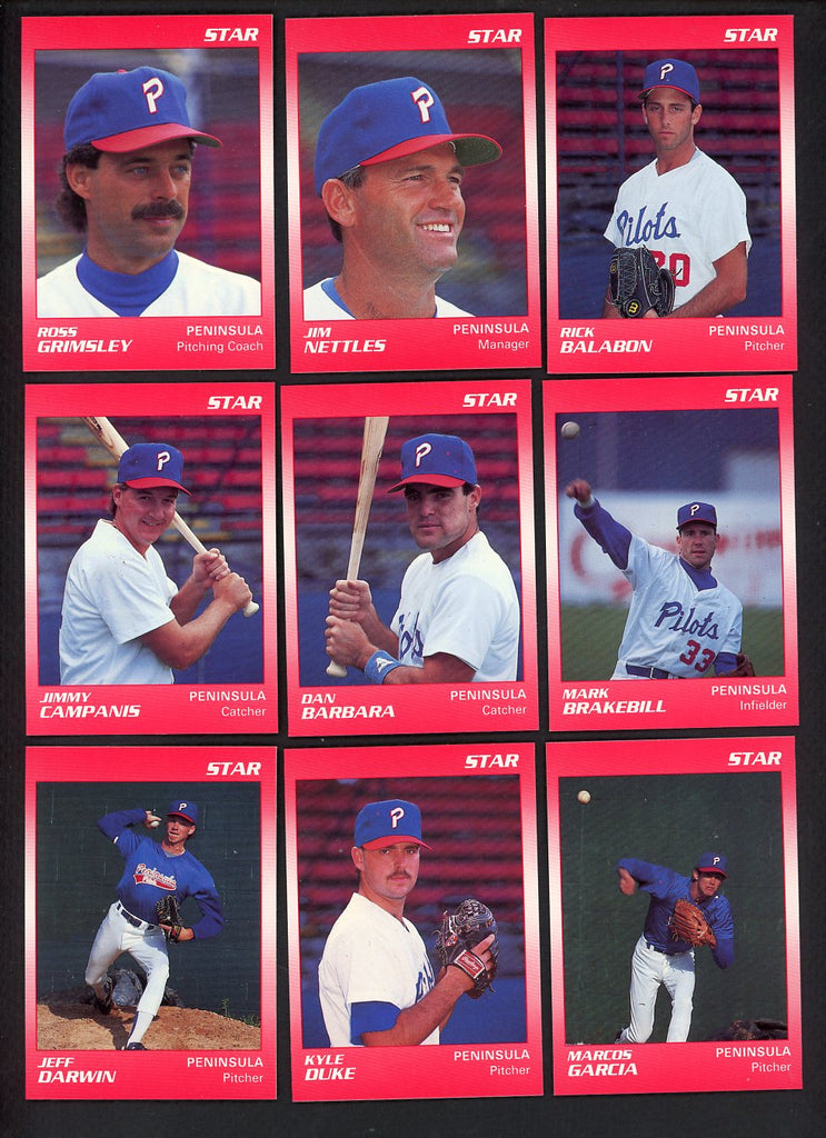 1990 Star Peninsula Pilots Complete Set Ross Grimsley 544107