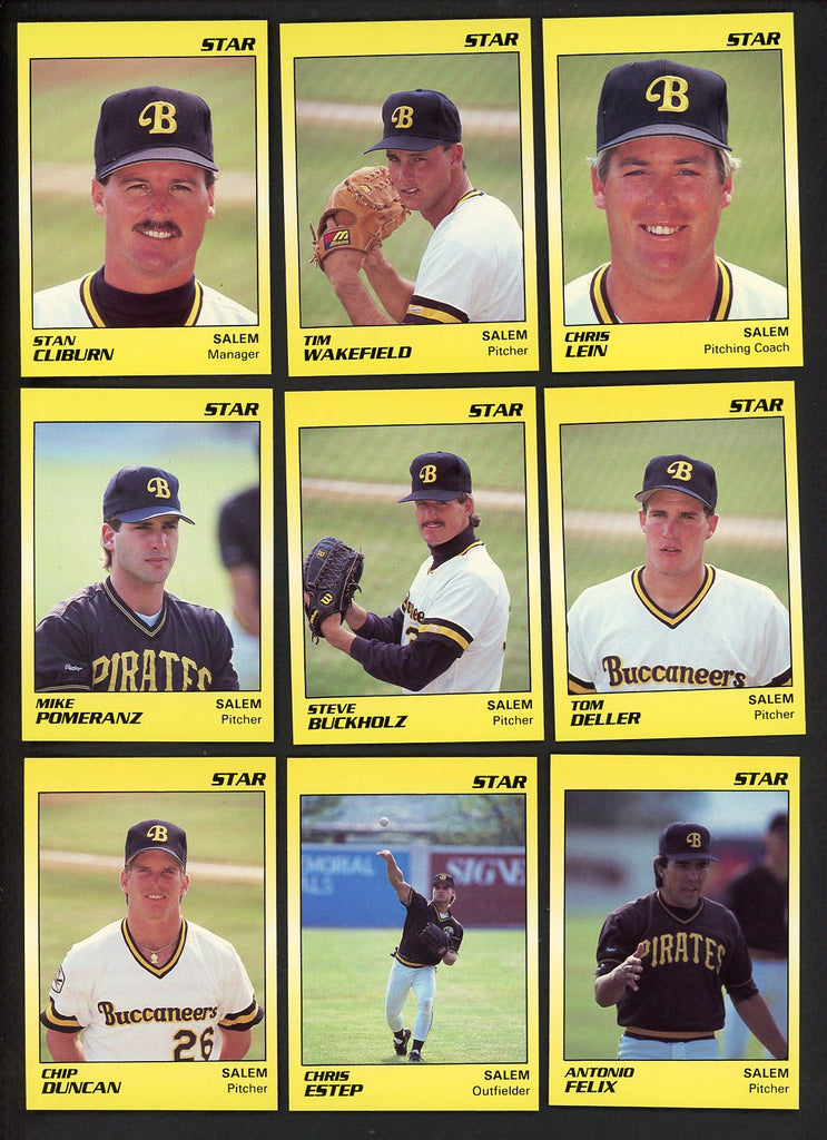1990 Star Salem Buccaneers Complete Set Tim Wakefield 544109