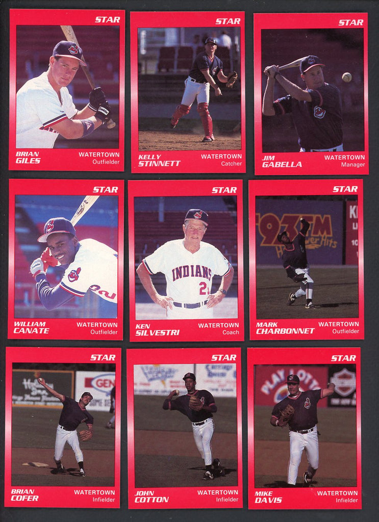 1990 Star Watertown Indians Complete Set Brian Giles 544117