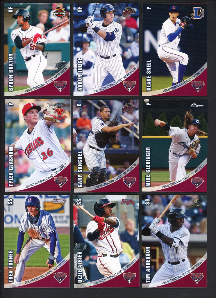2016 Choice Int'l League Prospects Complete Set Aaron Judge 544122