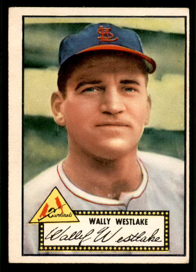 1952 Topps Baseball #038 Wally Westlake Cardinals EX-MT Red 544127