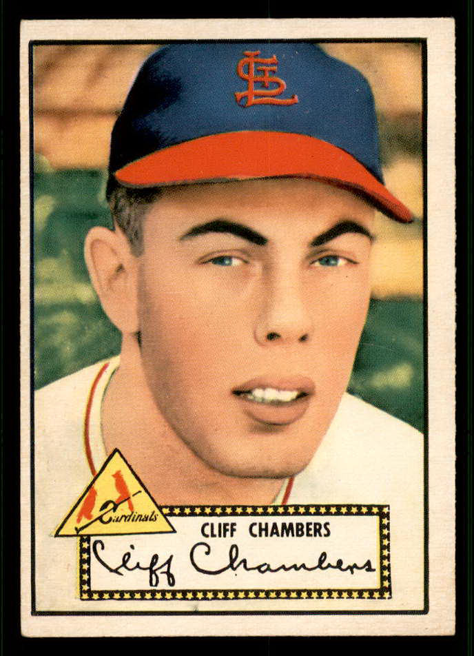 1952 Topps Baseball #068 Cliff Chambers Cardinals EX-MT Red 544149