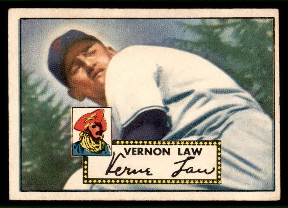 1952 Topps Baseball #081 Vern Law Pirates EX+/EX-MT 544157