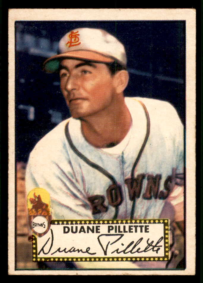 1952 Topps Baseball #082 Duane Pillette Browns EX 544158