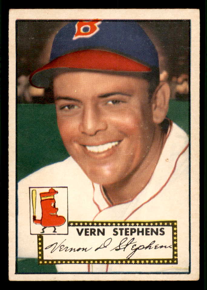 1952 Topps Baseball #084 Vern Stephens Red Sox EX-MT 544160