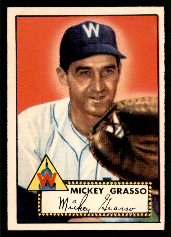 1952 Topps Baseball #090 Mickey Grasso Senators EX-MT 544165